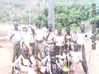 A Group Who Cutt-Jirr From Nuba Mountains ( Lumon)